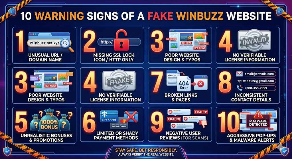 The Only Official Winbuzz Website: How to Spot Fakes 1 Official winbuzz website - signs of a fake winbuzz website